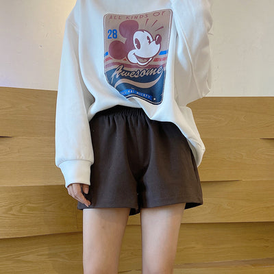 Shorts Talle Alto Mujer - Cintura Elástica, Corte Ancho y Holgado - Image 9