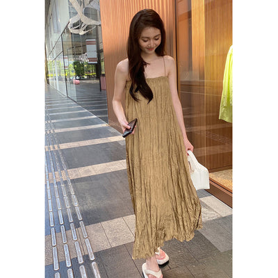 Falda Plisada Elegante con Tirantes Moldeadora - Image 2