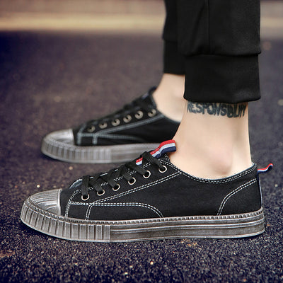 Zapatos casuales negros con efecto desgastado - Image 12