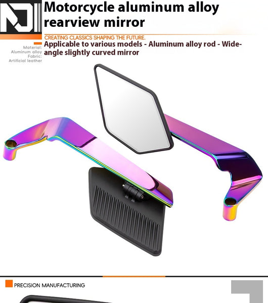 Espejo Retrovisor Deportivo con Alerón Modificado para Motos y Autos Eléctricos - Image 11