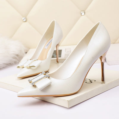 Zapato de Tacón Stiletto Elegante con Strass para Mujer - Image 10