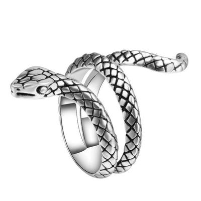 Anillo Ajustable Espíritu Serpiente Punk Retro con Apertura Estereoscópica - Image 5