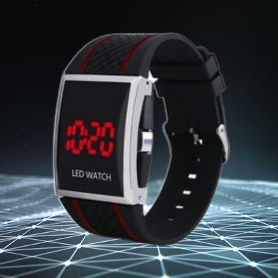 Reloj Digital LED Unisex Deportivo - Blanco y Negro con Fecha - Image 7