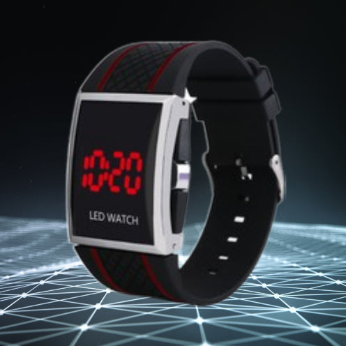 Reloj Digital LED Unisex Deportivo - Blanco y Negro con Fecha - Image 7