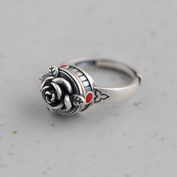 Anillo de Personalidad Diseño Rosa para Mujer