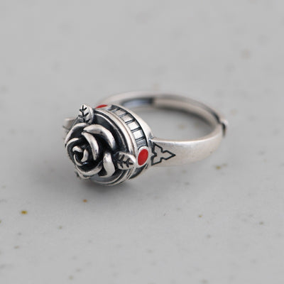 Anillo de Personalidad Diseño Rosa para Mujer