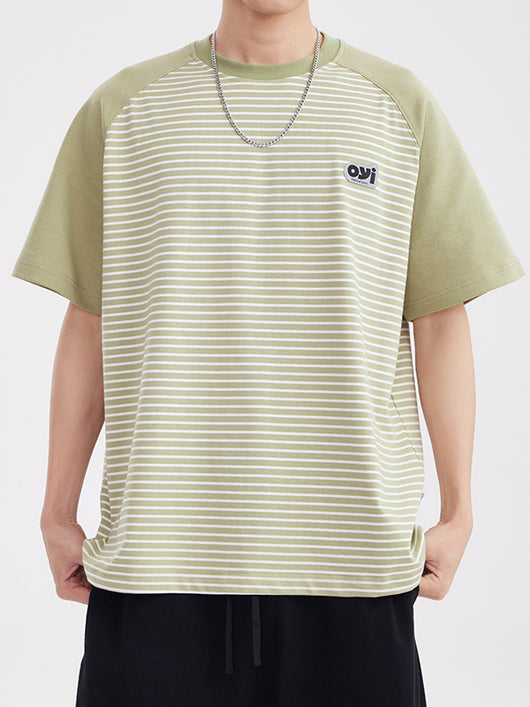 Playera de Rayas con Combinación de Colores para Hombre - Image 8