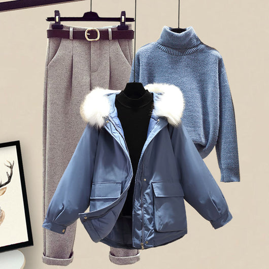 Conjunto de Sudadera Acolchada de Algodón para Mujer - Image 26