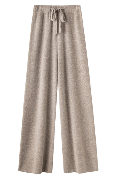 Pantalón Ancho de Lana Pura Cintura Media con Efecto Adelgazante - Image 22