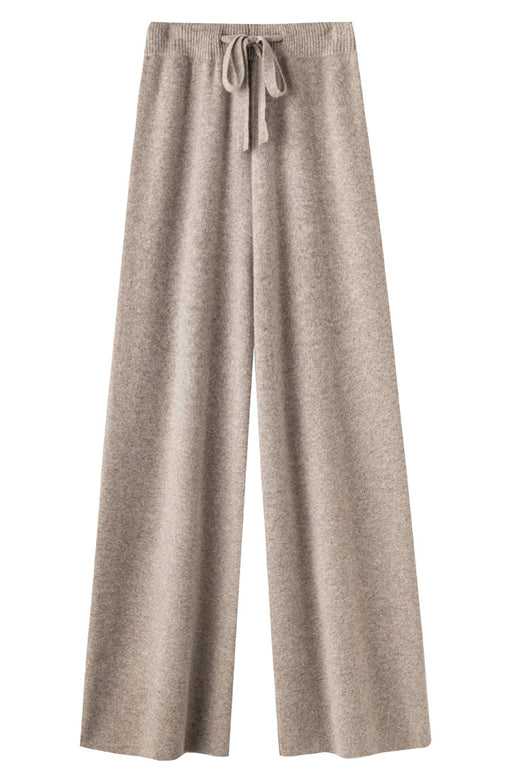 Pantalón Ancho de Lana Pura Cintura Media con Efecto Adelgazante - Image 22