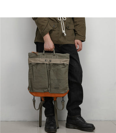 Mochila Estilo Retro Americana de Lona Desgastada para Hombre - Ideal para Aventuras al Aire Libre - Image 18