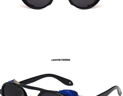 Gafas de Sol Steampunk Marco Grande Antivienta - Image 14