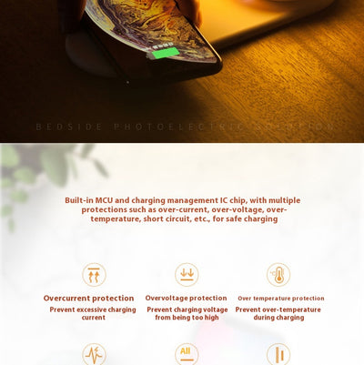 Lámpara LED de Escritorio con Cargador Inalámbrico Magnético Táctil - Image 8