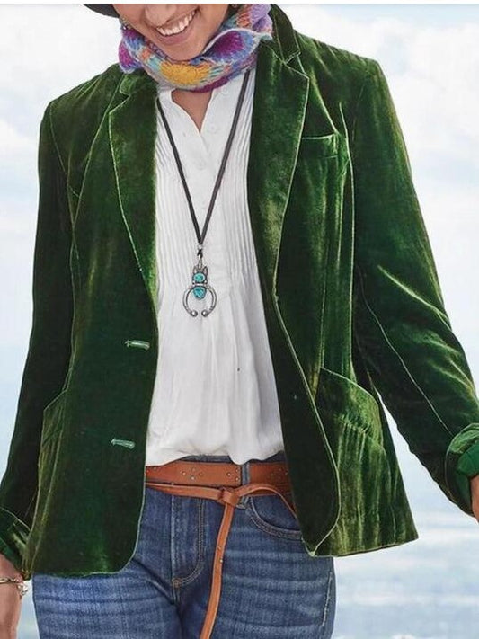Blazer Elegante para Otoño e Invierno - Chaqueta Sastre Ajustada para Mujer - Image 2