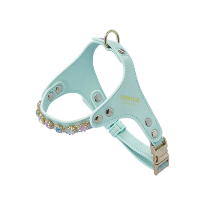Arnés y Correa para Perro de Cuero PU con Strass Ajustable - Image 24