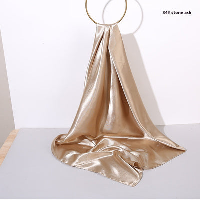 Pañuelo de Seda Artificial 90cm Satinado Brillante - Elegancia Pura - Image 37