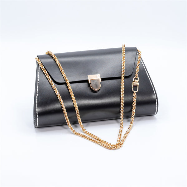Bolso Bandolera Cuadrado Pequeño con Cadena Sensual - Multiuso para Mujer