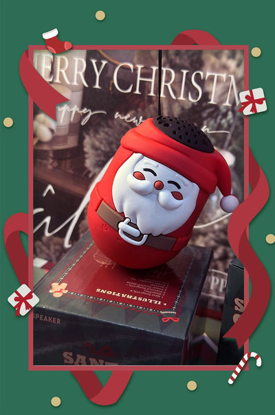 Altavoz Bluetooth Portátil Mini Papá Noel Adorable - Image 13