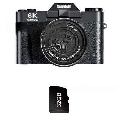 Cámara Mirrorless 6K HD Retro - Profesional y Compacta - Image 8