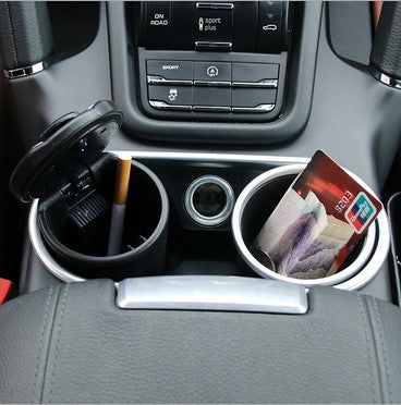 Cenicero para Auto 2 en 1 con Luz LED