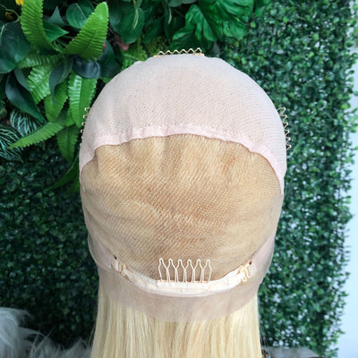 Peluca Rubia 613 Encaje Completo Cabello Natural 180 Densidad - Image 3