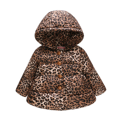 Chaqueta Acolchada para Niñas con Capucha y Diseño Estampado - Image 28