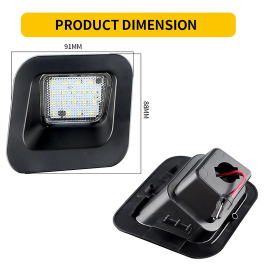 Luz de Placa Patente para Camioneta - Decodificación Profesional - Image 10