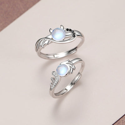 Anillo de Pareja Ángel y Demonio en Plata Esterlina S925 - Image 7
