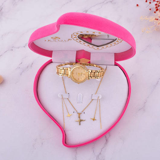 Caja de Regalo Elegante para Joyería, Relojes y Collares