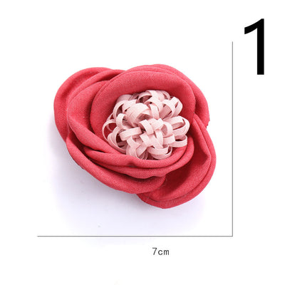 Diadema de Flores de Tela con Base Adhesiva para Hacer a Mano - Image 52