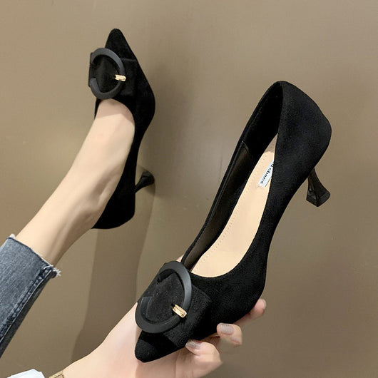 Zapatos de Tacón Stiletto Puntiagudo para Mujer - Elegancia Sofisticada - Image 9