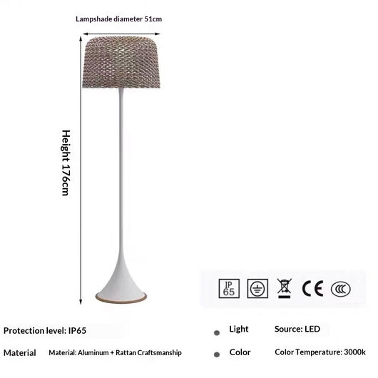 Lámpara de Piso LED Inteligente para Jardín y Terraza Impermeable - Image 8