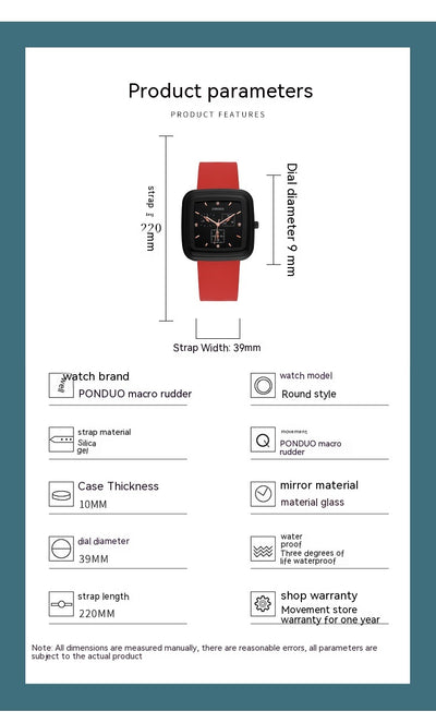 Reloj de Cuarzo Elegante para Mujer - Diseño Minimalista Ejecutivo - Image 12