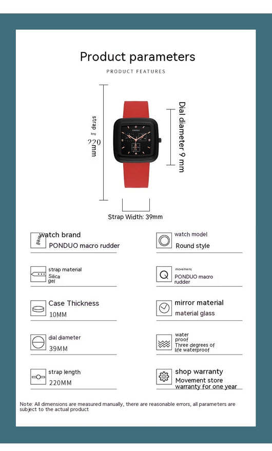 Reloj de Cuarzo Elegante para Mujer - Diseño Minimalista Ejecutivo - Image 12