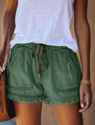 Shorts de Mezclilla Cintura Alta Ajustados - Image 8