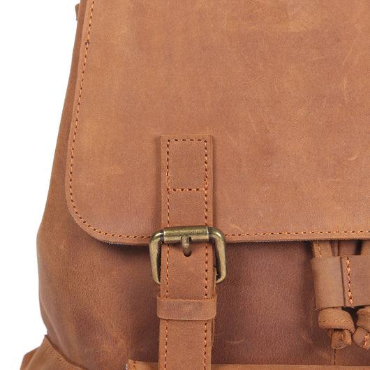 Mochila de Cuero Crazy Horse Estilo Retro para Hombre - Piel Vacuna Premium - Image 18
