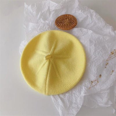 Boina Infantil de Punto Suave - Gorro Bebé Otoño en Colores Lisos - Image 11
