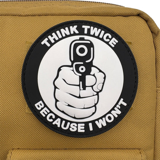Parche de Moral de PVC - THINK TWICE BECAUSE I WON'T - Image 19