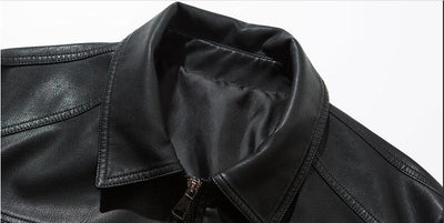Chaqueta de Cuero para Motocicleta Ouma - Estilo Casual Juvenil - Image 10