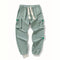 Pantalones de Trabajo Corduroy Talla Grande con Ajuste en Tobillo