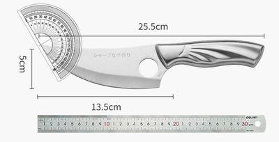 Cuchillo Deshuesador Profesional de Acero Inoxidable con Hoja Curva - Image 7