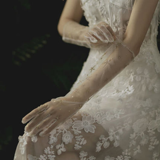 Guantes Sin Dedos para Novia - Elegancia y Comodidad en tu Boda - Image 13