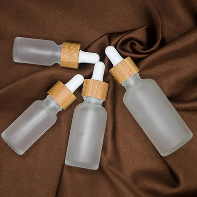 Botella Gotero de Vidrio Ámbar Protección Solar para Cosméticos - Image 12