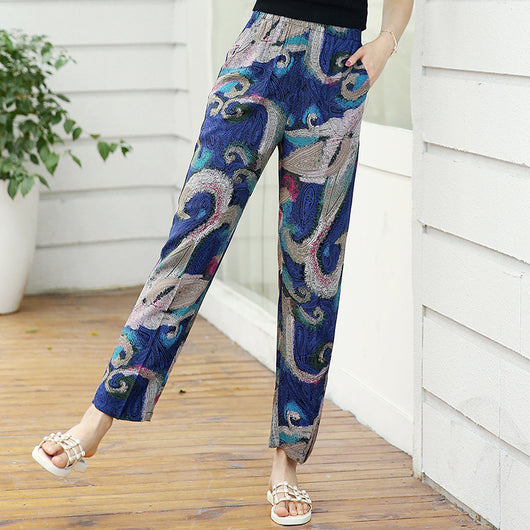 Pantalones Talla Grande de Algodón y Seda - Sección Ligera - Image 7