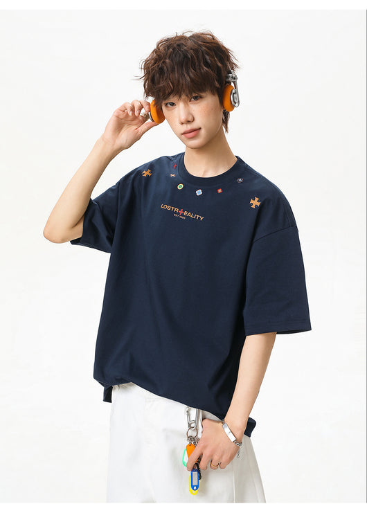 Playera de Algodón Estampada de Manga Corta para Hombre - Image 17