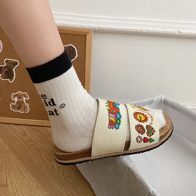 Sandalias de Verano con Suela de Corcho y Bordados Artesanales - Image 4