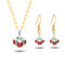 Christmas Series Set Necklace Earrings 4 Estilo