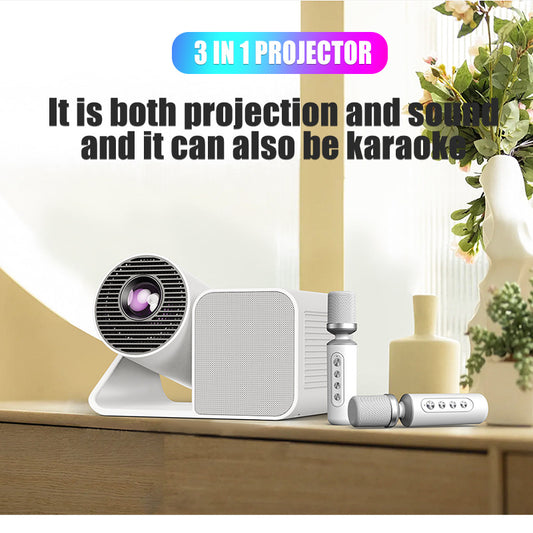 Proyector Karaoke 3 en 1 con Micrófono Inalámbrico - Image 2