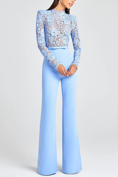 Jumpsuit de Encaje Elegante con Flecos para Mujer - Image 10