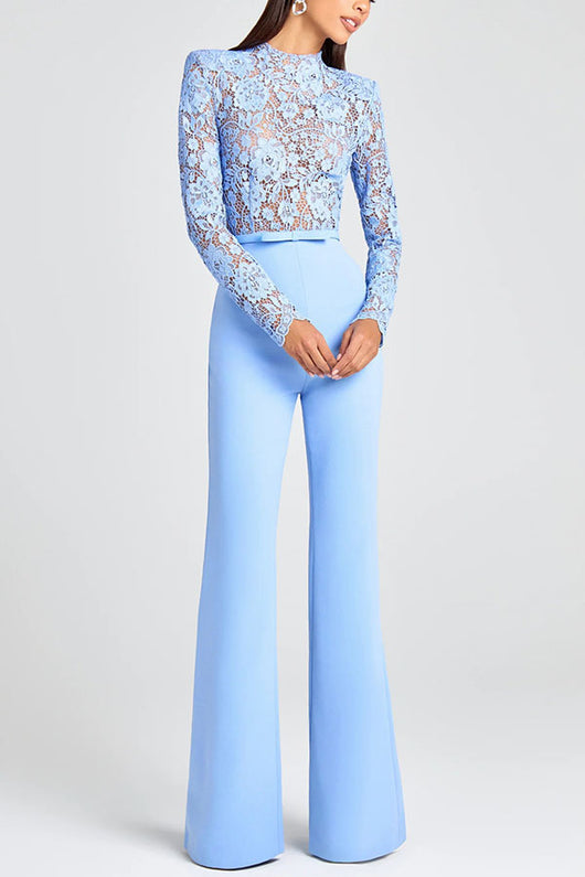Jumpsuit de Encaje Elegante con Flecos para Mujer - Image 10